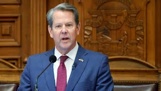 Georgia Gov Brian Kemp legislative priority announcement  Live stream [upl. by Ahsenyl884]