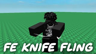 Roblox FE Knife Fling Script  Fluxus and Hydrogen [upl. by Loar]