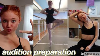 how i prepare for a ballet audition [upl. by Wein190]