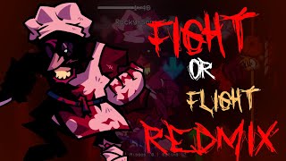 FNF Vs SONICEXE  FIGHT OR FLIGHT REDMIX BUT CHARTED [upl. by Helmer]