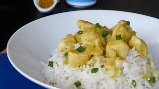 Recette  Poulet curry coco [upl. by Lamrert465]