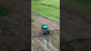 John Deere 6R 2023 Umbilical sistem slurry spreading [upl. by Jenifer999]