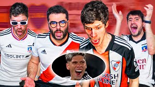 Colo Colo vs River  Reacciones de Amigos  Copa Libertadores Cuartos de final ida 2024 [upl. by Fernanda]