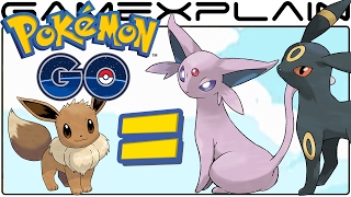 Pokémon Go SECRET  How to Evolve Eevee into Umbreon amp Espeon [upl. by Hodess]