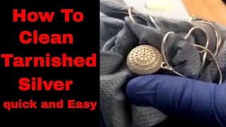 How To Clean Tarnished Silver The Quick amp Easy Way [upl. by Mikahs424]