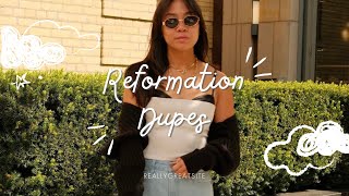 Reformation or Aritzia Exact Dupes [upl. by Valentina1]