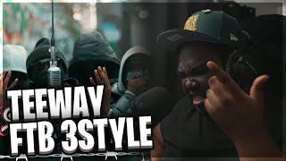 Teeway  From The Block Freestyle  Performance 🎙London 🇬🇧 REACTION [upl. by Nylyoj]