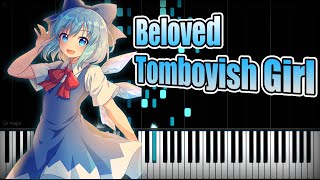 Touhou Beloved Tomboyish Girl ▶ Synthesia  Piano [upl. by Ellecram]