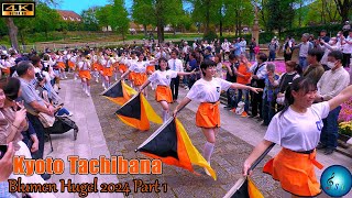 【京都橘高校吹奏楽部】Kyoto Tachibana Senior High School Marching Band 2024429 Part1《4K Cinematic》 [upl. by Einatirb]