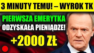 PRZEŁOM 3 MINUTY TEMU Emerytka z Warszawy POKONAŁA system emerytalny GIGANTYCZNE wyrównanie [upl. by Thor]