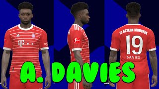 Nueva Face De Alphonso Davies Pes 17 [upl. by Egas]