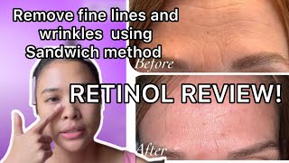 LUXE ORGANIX RETINOL REVIEW SANDWICH METHOD [upl. by Itraa]