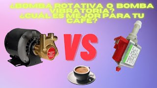 Batalla final bomba rotativa vs bomba vibratoria en el espresso [upl. by Roe]