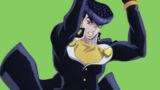 Josuke jump off the stairs green screen JoJos Bizarre Adventure [upl. by Agueda]