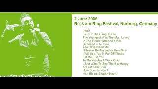 Morrissey  June 2 2006  Nürburg Germany Full Concert LIVE [upl. by Hcahsem950]