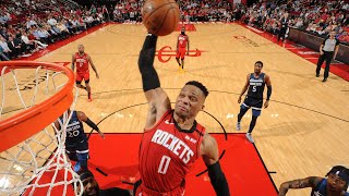 Russell Westbrook  Best Dunks  201920  Houston Rockets [upl. by Namlas]