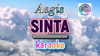 Sinta karaoke by Aegis tagalog karaoke song  Opm music  Videokaraoke Ni Bai [upl. by Oeak]