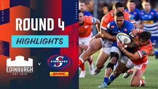 Edinburgh v DHL Stormers  Highlights  Round 4  URC 202425 [upl. by Reffinej846]