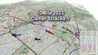 10Mila 2023  Damer Sträcka 1 orientering orienteering suunnistus tiomila [upl. by Zetniuq871]