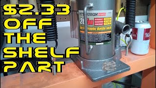 Harbor Freight 20 Ton Press Relief Valve Knob Mod  NO Fabrication required [upl. by Anidal]