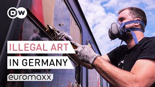 When Does Illegal Art Become Legal Urban Art Biennale in Germany [upl. by Terrie]