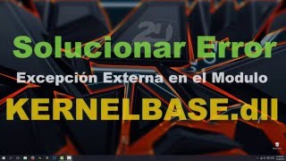 Como solucionar error KernelBasedll  Windows 10 [upl. by Aitnuahs]