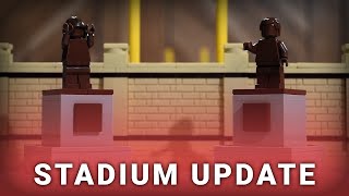 LEGO STADIUM UPDATE  Atrium Statues [upl. by Danelle120]