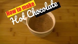 Super Rich Hot Chocolate Hot CocoarecipeHow to make hot chocolatecook better [upl. by Annonyw192]