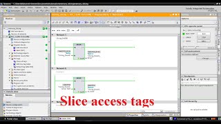 TIA Portal what is SLICE access tags [upl. by Oinigih]