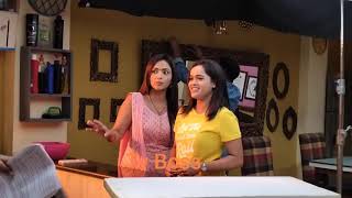 Wagle Ki Duniya BTS Behind tvserialactress entertainment shortvideo viralshort Sumit Ragwan [upl. by Arlyn]