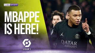 Nantes vs PSG Highlights Mbappé scores within just 15 minutes on the pitch 🤩 [upl. by Azarcon]