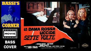 BARBARA BOUCHET  LA DAMA ROSSA UCCIDE 7 VOLTE  BRUNO NICOLAI – SERVIZIO FOTOGRAFICO BASS COVER [upl. by Zeta]