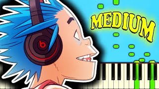 GORILLAZ  HUMILITY  Piano Tutorial [upl. by Boote]