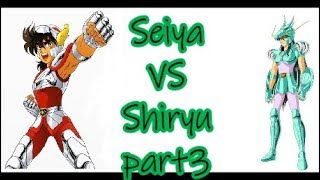 Cavalieri dello zodiaco  Saint Seiya 1vs1  Seiya VS Shiryu  PART 3 ITA [upl. by Nylitsirk]