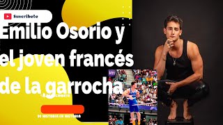 Emilio Osorio y el deportista francés de la garrocha [upl. by Steinman]