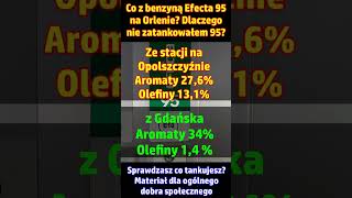 Co z benzyną Efekta 95 na Orlenie Dlaczego nie zatankowałem 95 na Opolszczyźnie Jak 95 w Gdańsku [upl. by Ahseya]