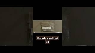 Malaria card test kit pathology likesharesubscribe MedicoMishtii [upl. by Glen]