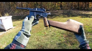 Mauser C96 with Stock [upl. by Clotilda]