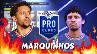 FIFA 22 Marquinhos Pro Clubs Creation [upl. by Serrell]