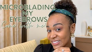 I Tried Microblading My Eyebrows  The ENTIRE Process and HONEST Review HealingPricePain [upl. by Kayle]