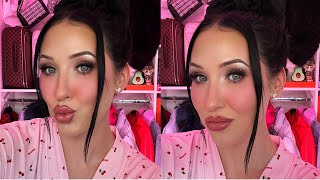 GIRLY GLAM MAKEUP TUTORIAL💕 [upl. by Anaeg]