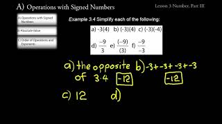 Shormann Algebra 1 Lecture 3 [upl. by Enrika]