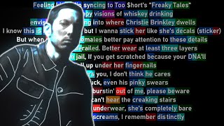 Eminem  Framed Rhyme Scheme [upl. by Loralie]