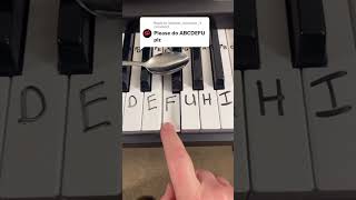 😡 ABCDEFU Piano Tutorial 😡 Piano shorts [upl. by Nylyaj64]