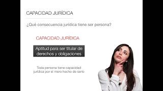 CAPACIDAD JURIDICA Y DE OBRAR [upl. by Oby]