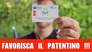 FAVORISCA IL PATENTINO   ECCO COME E DOVE STAMPARLO [upl. by Averat336]