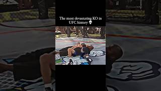 Most devastating knockout in ufc history mma aura boxing ufc [upl. by Virnelli]