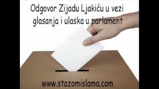 Odgovor Zijadu Ljakiću u vezi glasanja i ulaska u parlament  Idriz Bilibani i Ebu Idriz [upl. by Adnolat663]