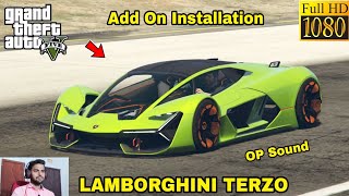 GTA 5  HOW TO INSTALL LAMBORGHINI TERZO CONCEPT CAR MOD🔥🔥🔥 [upl. by Nikolaus930]