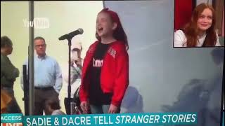 Sadie Sink childhood memories video She Singing a song Tomorrow 🤍🕊️ [upl. by Pardew]